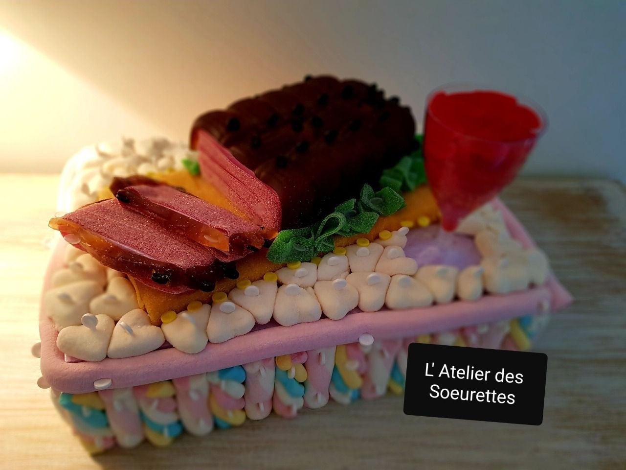 Gâteau de bonbons "Magret de canard"