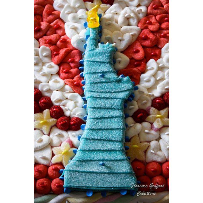 gâteau-de-bonbons-new-york-statue-de-la-liberté