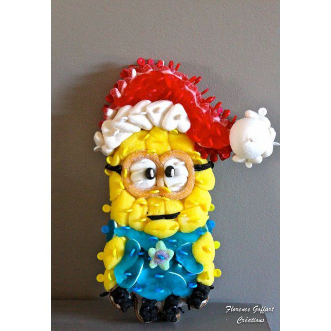 gâteau-de-bonbons-minion-père-noël