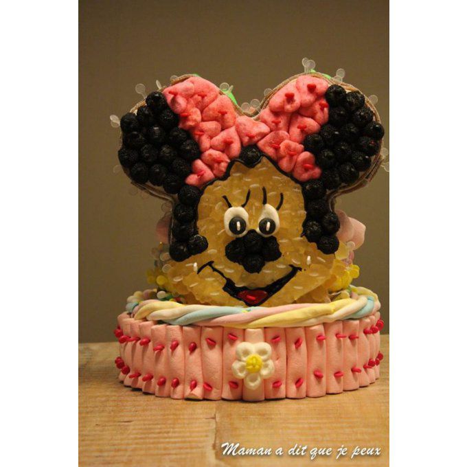 gâteau-de-bonbons-masha-michka-minnie