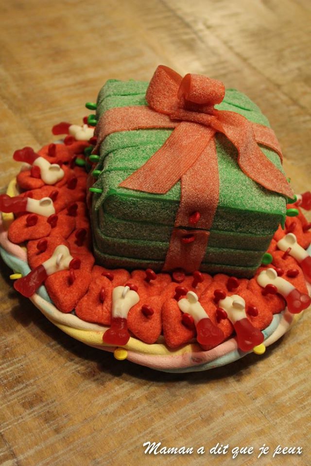 Gâteau de bonbons Cadeau de Noël