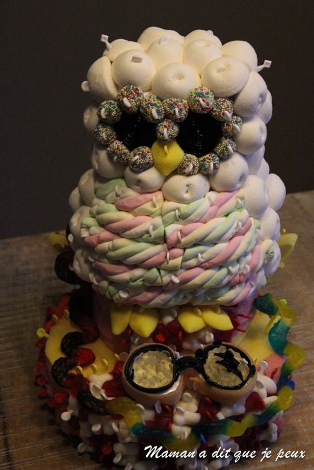 Gâteau de bonbons Hedwige d'Harry Potter