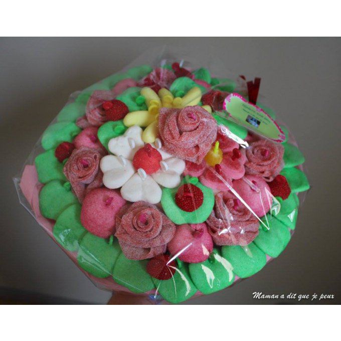 gâteau-de-bonbons-bouquet-mixte