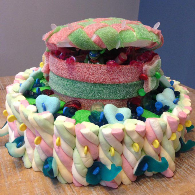 gâteau-de-bonbon-tortue-ninja