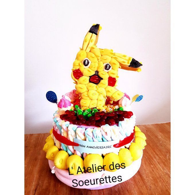 gâteau-de-bonbon-pikachu