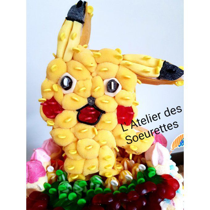 gâteau-de-bonbon-pikachu