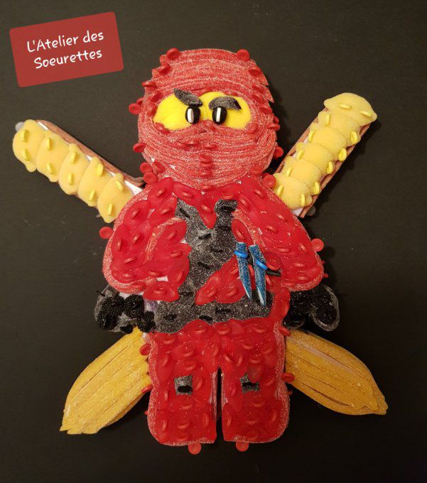 gâteau-de-bonbons-ninjago-rouge