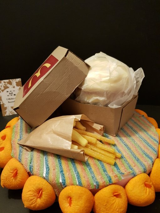 gâteau-de-bonbons-hamburger-frites-mac-do