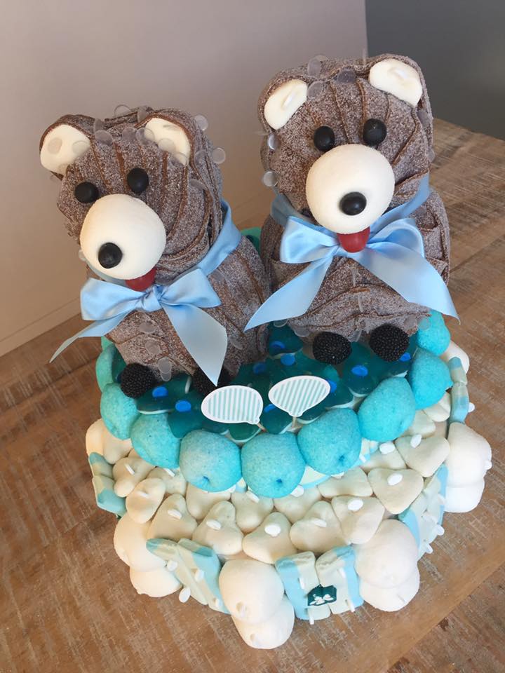 Gâteau de bonbons les oursons 