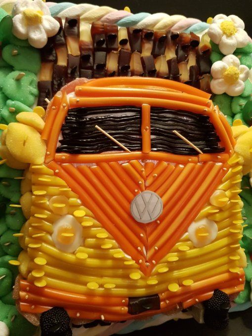 Gâteau de bonbons "Combi Volkswagen"