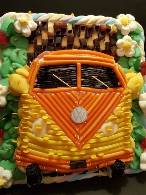 Gâteau de bonbons "Combi Volkswagen"