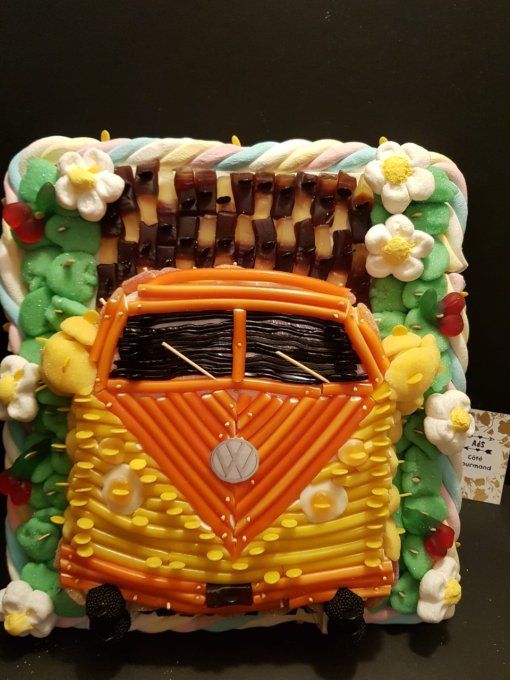 Gâteau de bonbons "Combi Volkswagen"