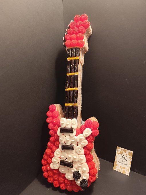 Guitare en bonbons