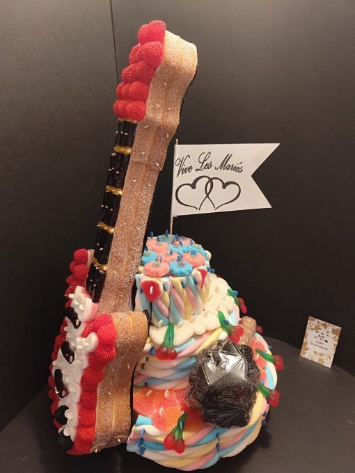 Gâteau de bonbons musique